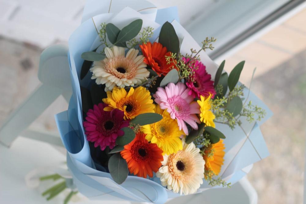 Букет цветов из: Герберы в Канглах