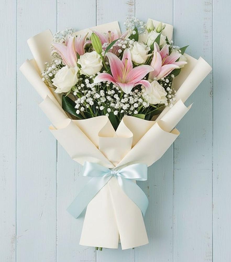 Букет цветов из: Лилии в Канглах