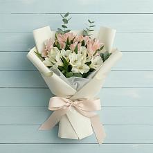 Букет цветов из:  Альстромерии в Канглах