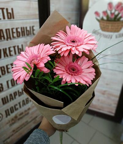 Букет цветов из: Герберы в Канглах