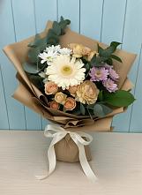 Букет цветов из:  Герберы и Хризантемы в Канглах