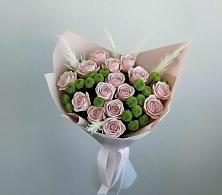 Букет цветов из:  Розы и Хризантемы в Канглах