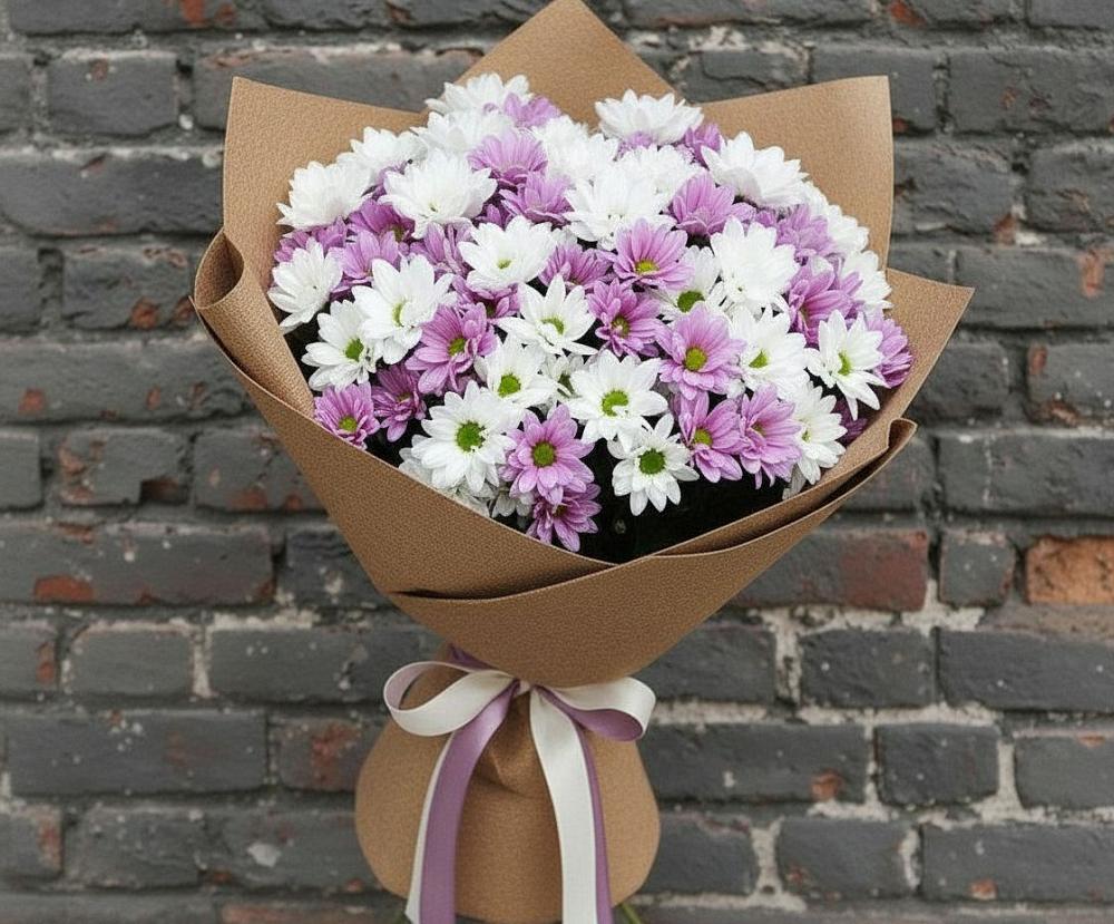Букет цветов из: Хризантемы в Канглах