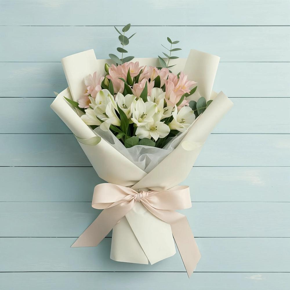 Букет цветов из: Альстромерии в Канглах