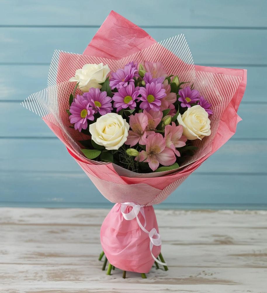 Букет цветов из: Герберы в Канглах