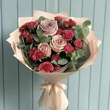 Букет цветов из:  Гвоздики и Розы #REPLACE_PRED# Канглах