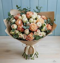 Букет цветов из:  Альстромерии и Розы #REPLACE_PRED# Канглах